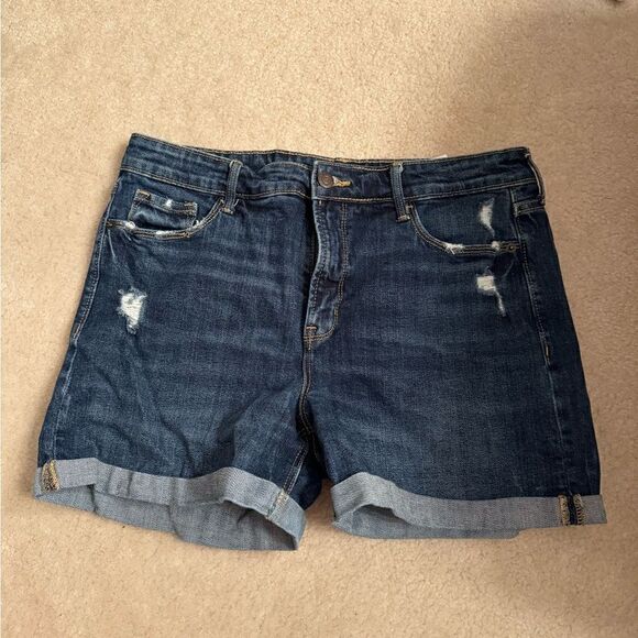 Old Navy High Waisted Jean Shorts 10 - Picture 1 of 4